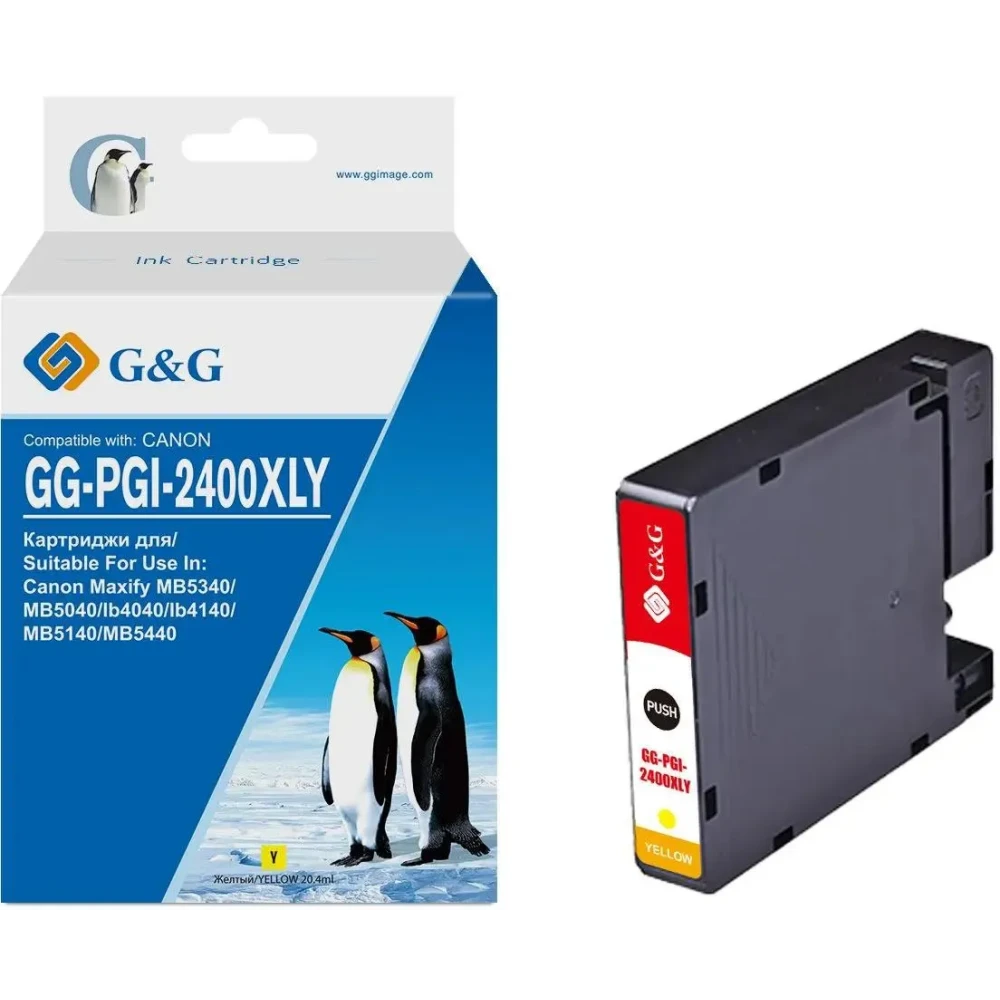 Картридж G&G GG-PGI-2400XLY Yellow
