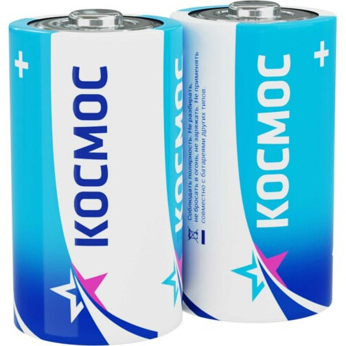 Батарейка КОСМОС KOCR20 (D, 2 шт.)