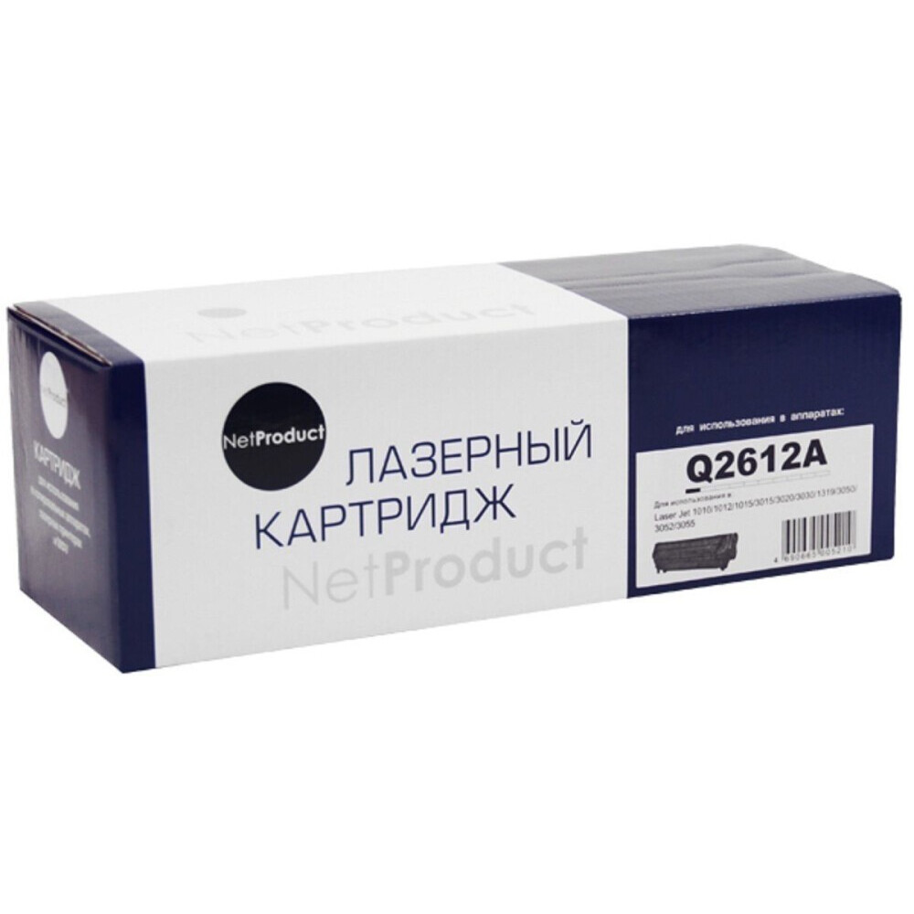 Картридж NetProduct Q2612A Black