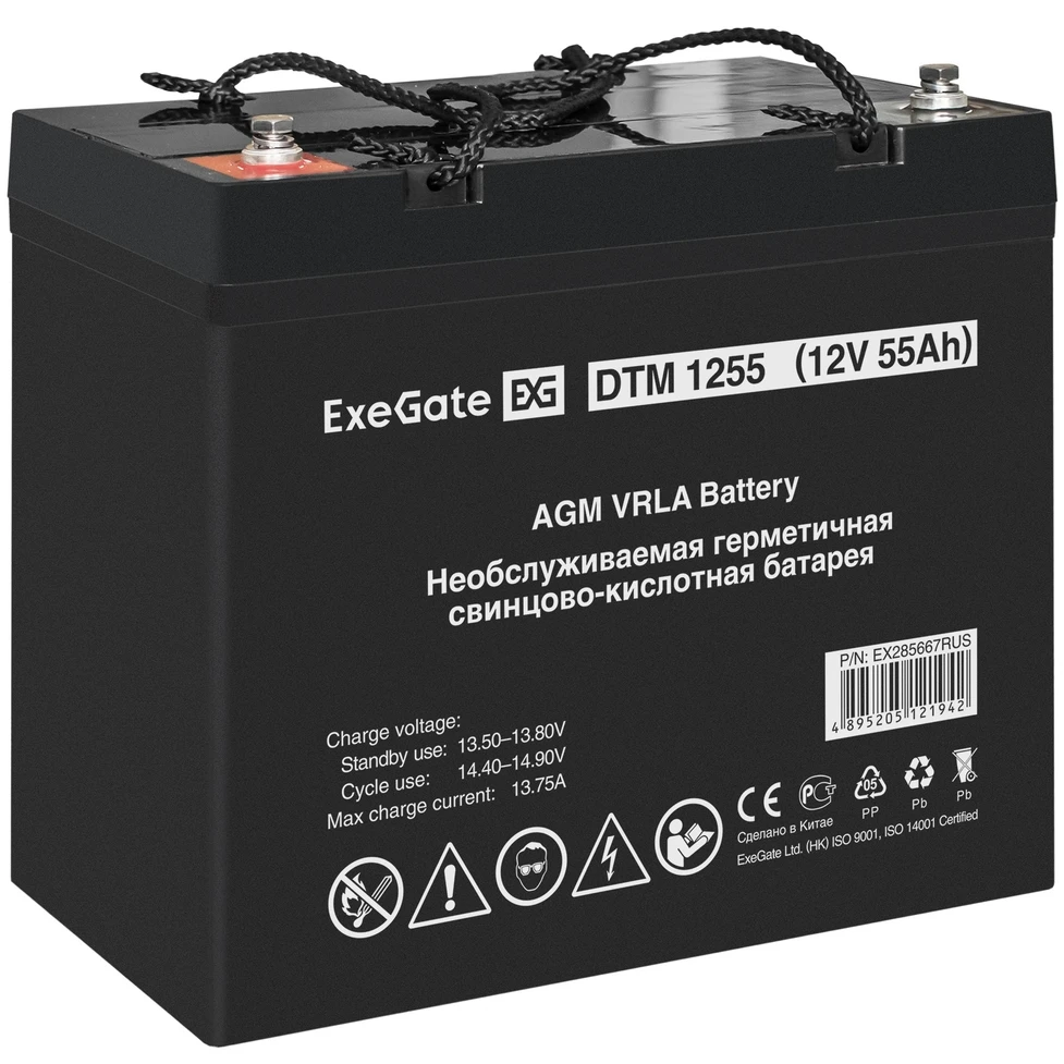 ИБП ExeGate FineSine SX-1500.LCD.AVR.2SH + 2x DTM 1255 (55Ач) - EX296569RUS - фото 8