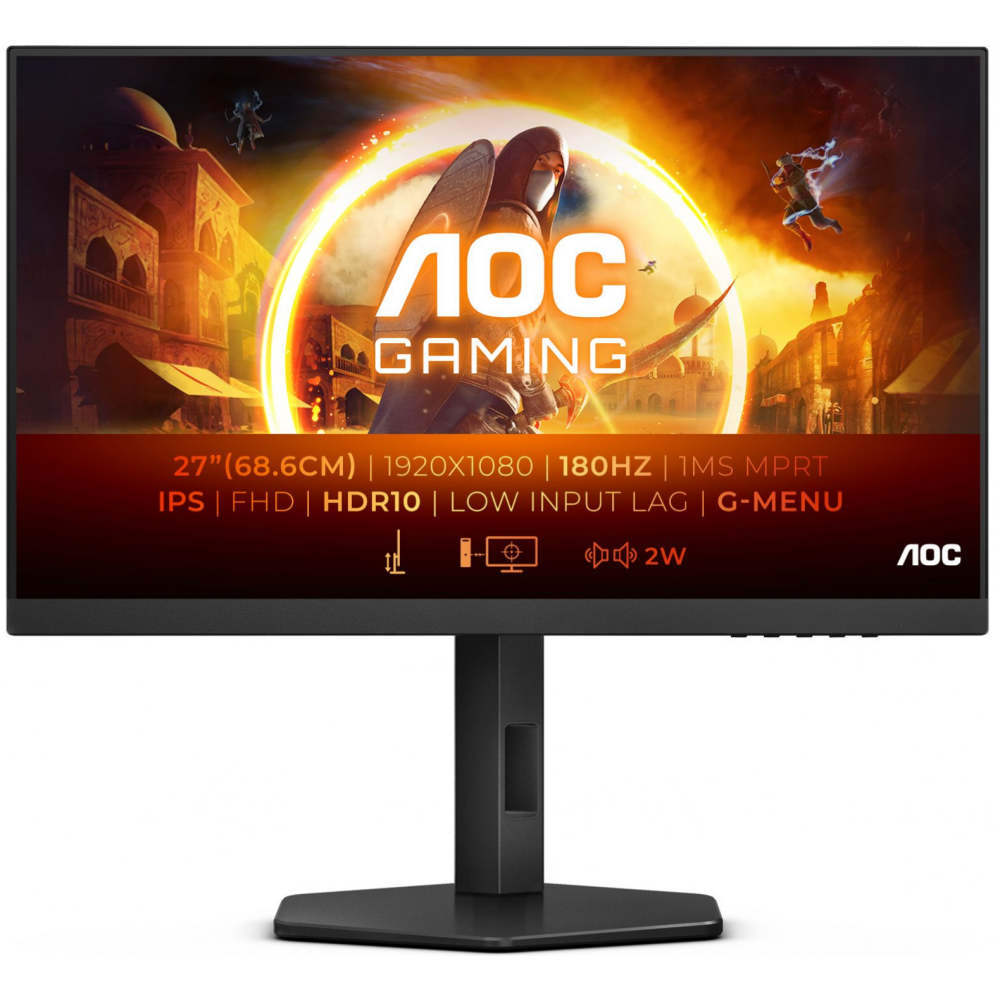 Монитор AOC 27" 27G4X - 27G4X/01 - фото 8