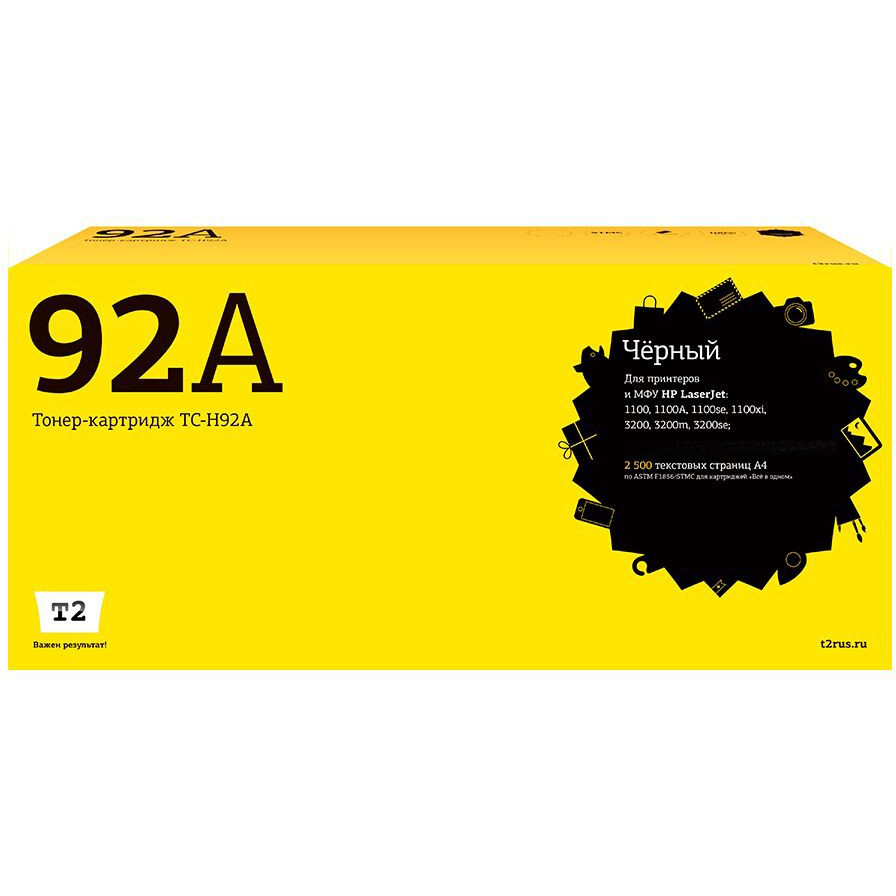 Картридж T2 TC-H92A Black