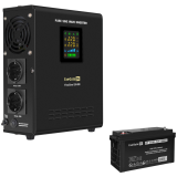 ИБП + батарея ExeGate FineSine SX-800.LCD.AVR.2SH + DT 12120 (120Ач) (EX296533RUS)