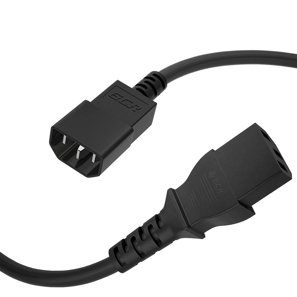Кабель питания C13 - C14, 2м, Greenconnect GCR-54337 - фото 2