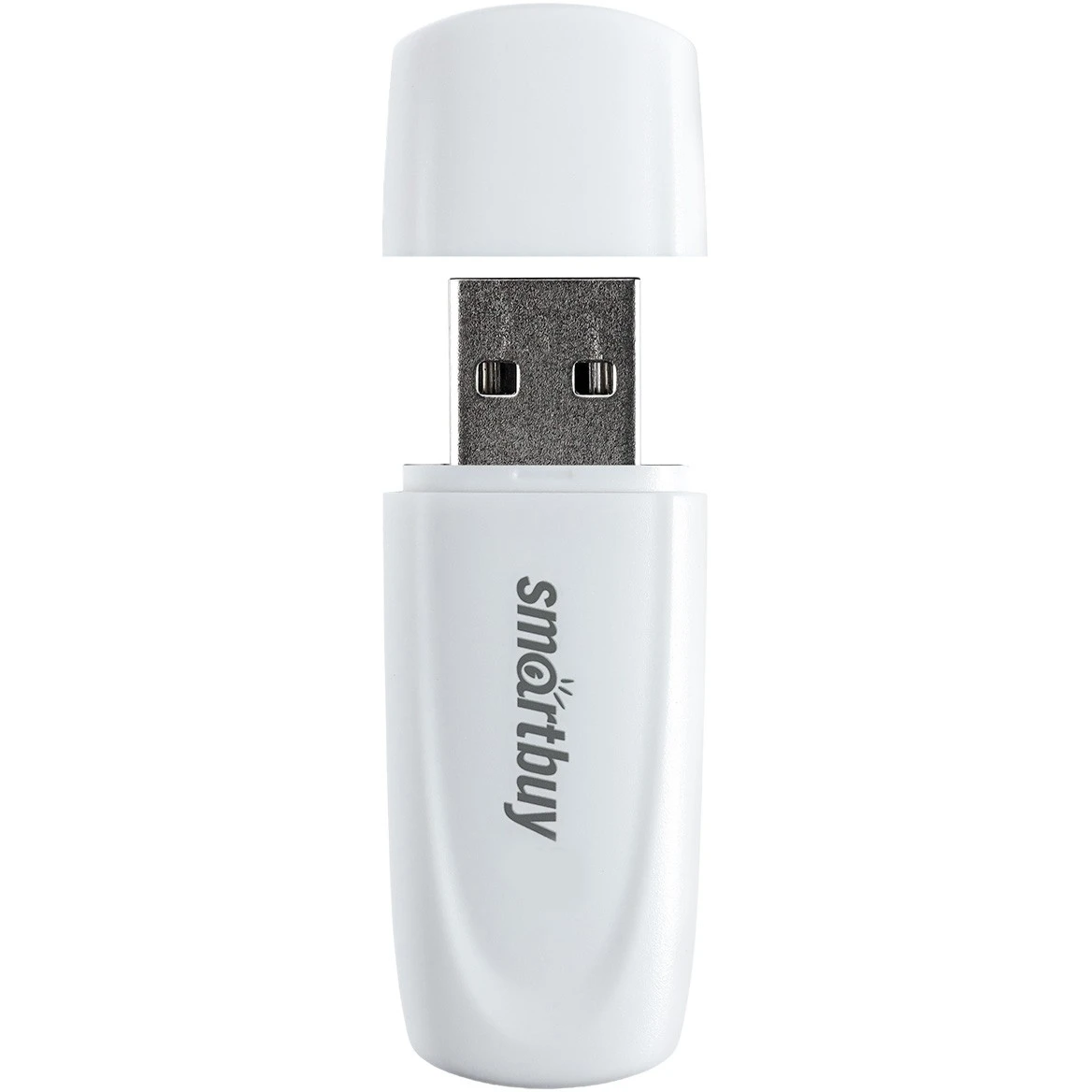 USB Flash накопитель 128Gb SmartBuy Scout White (SB128GB2SCW) - фото 2