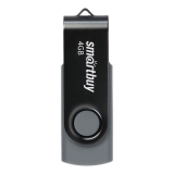 USB Flash накопитель 4Gb SmartBuy Twist Black (SB004GB2TWK)