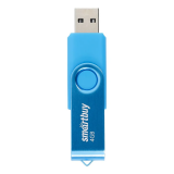 USB Flash накопитель 4Gb SmartBuy Twist Blue (SB004GB2TWB)