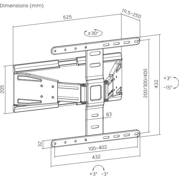 Кронштейн Ultramounts UM955 - фото 7