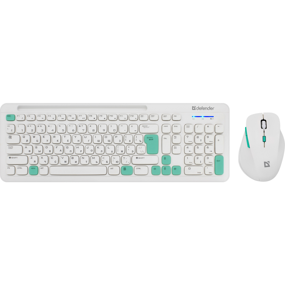 Клавиатура + мышь Defender Cerrato C-978 White/Blue - 45978