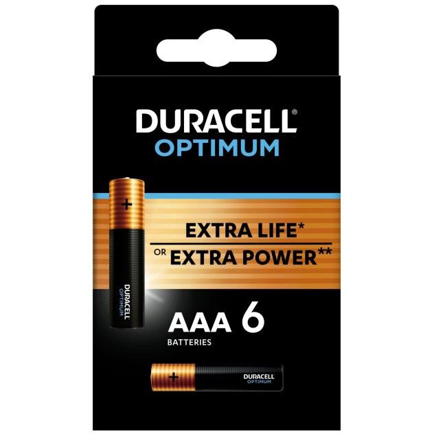 Батарейка Duracell Optimum (AAA, 6 шт.) - B0056023