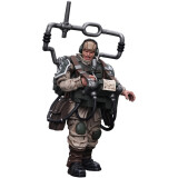 Фигурка JOYTOY Warhammer 40K Astra Militarum Cadian Command Squad Veteran with Master Vox (JT7912)