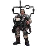 Фигурка JOYTOY Warhammer 40K Astra Militarum Cadian Command Squad Veteran with Master Vox (JT7912)