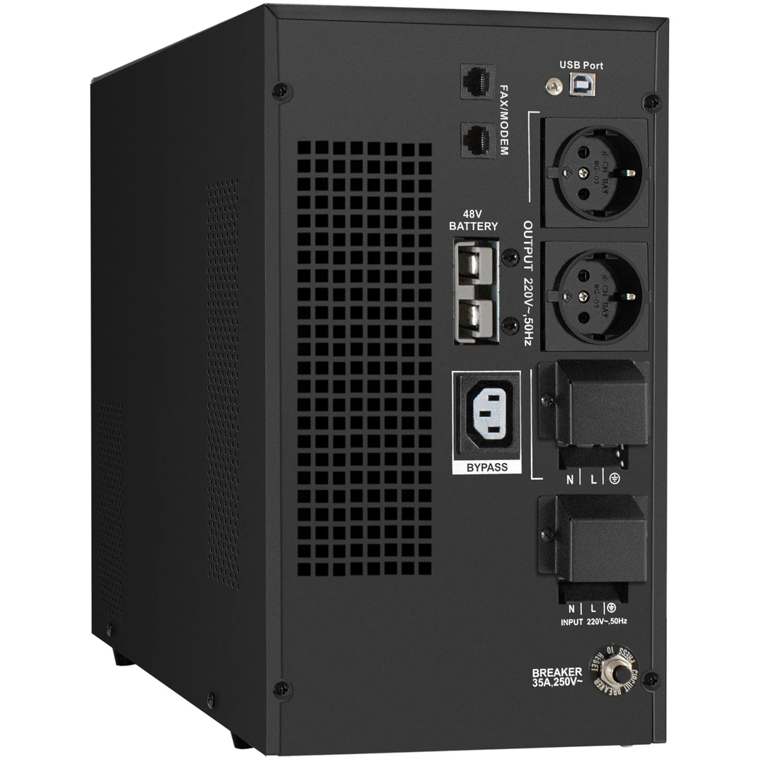 ИБП + батарея ExeGate SineTower SZ-5000.LCD.AVR.2SH.1C13.T.RJ.USB + 4x DT 1240 (40Ач) - EX296885RUS - фото 3