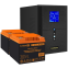 ИБП + батарея ExeGate SineTower SZ-2000.LCD.AVR.3SH.1C13.USB + 2x HR 12-40 (40Ач) - EX296840RUS