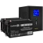ИБП + батарея ExeGate SineTower SZ-1000.LCD.AVR.2SH.1C13.USB + 2x DT 1265 (65Ач) - EX296798RUS
