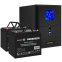 ИБП + батарея ExeGate SineTower SZ-2000.LCD.AVR.3SH.1C13.USB + 2x DT 1275 (75Ач) - EX296846RUS