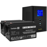 ИБП + батарея ExeGate SineTower SZ-1000.LCD.AVR.2SH.1C13.USB + 2x DT 12150 (150Ач) (EX296809RUS)
