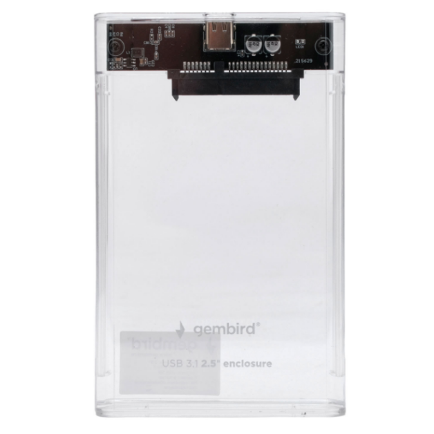 Внешний корпус для HDD Gembird EE2-U3S-7 Transparent - фото 3