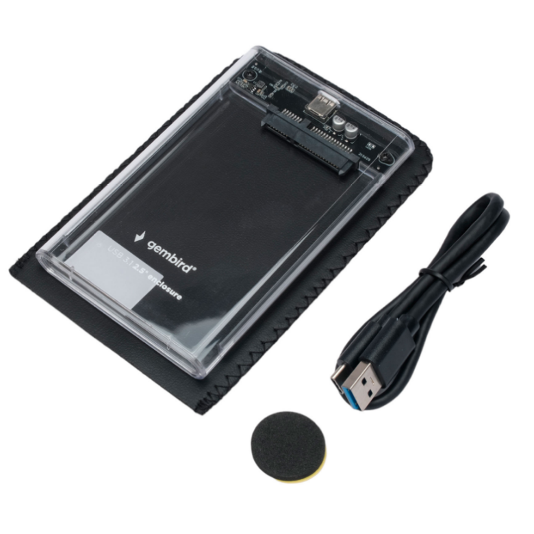 Внешний корпус для HDD Gembird EE2-U3S-7 Transparent - фото 5