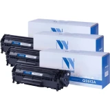 Картридж NV Print Q2612A-SET3 Black (NV-Q2612A-SET3)