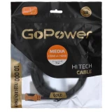 Кабель HDMI - HDMI, 3м, GoPower 00-00027309