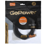 Кабель HDMI - HDMI, 5м, GoPower 00-00027310
