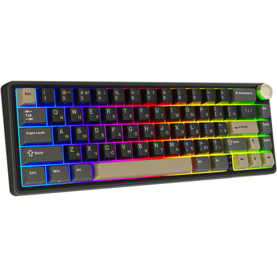 Клавиатура Royal Kludge R65 Phantom (Chartreuse Switch) - фото 4