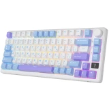 Клавиатура Royal Kludge RK-M75 Taro Milk (Silver switch) (6935280824081)