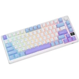 Клавиатура Royal Kludge RK-M75 Taro Milk (Silver switch) (6935280824081)