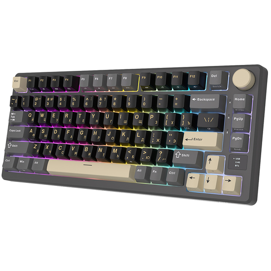 Клавиатура Royal Kludge RK-M75 Phantom (Silver switch) - 6935280824098 - фото 3