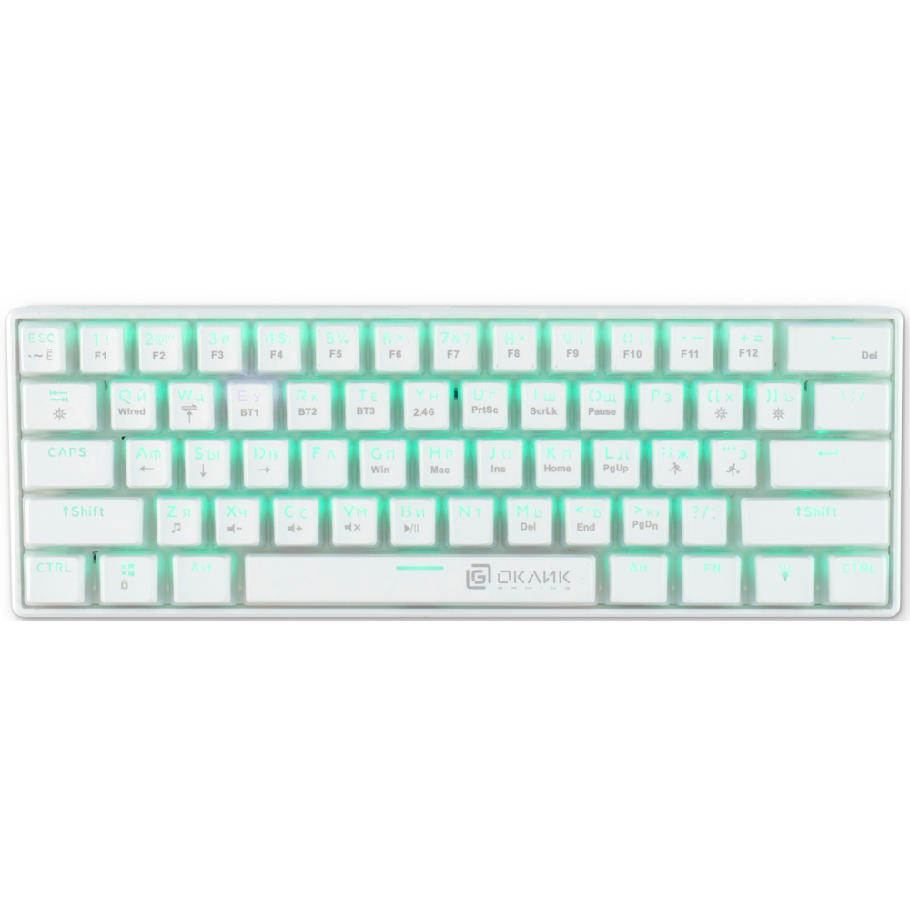 Клавиатура Oklick K763W White - 1920562 - фото 4
