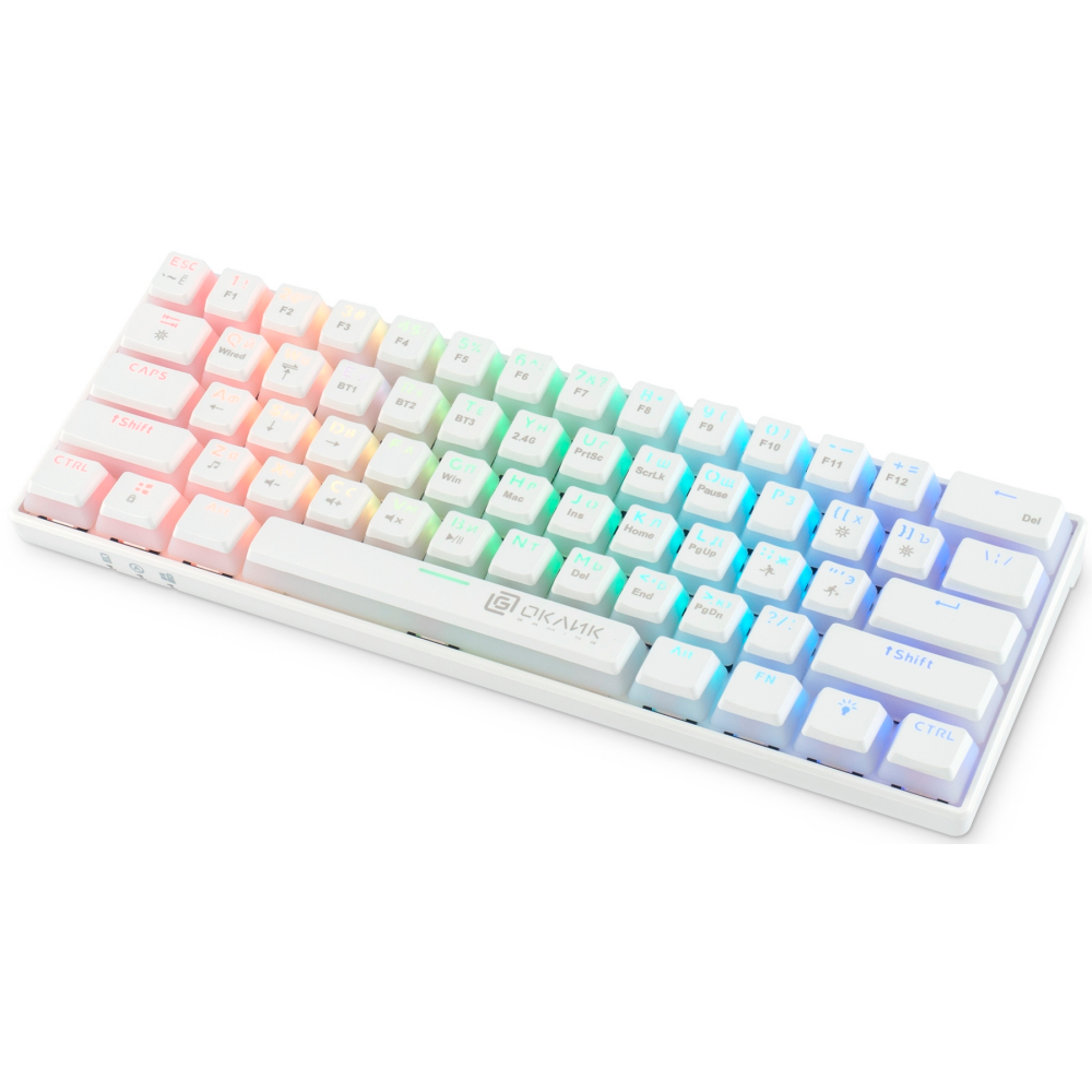 Клавиатура Oklick K763W White - 1920562 - фото 8