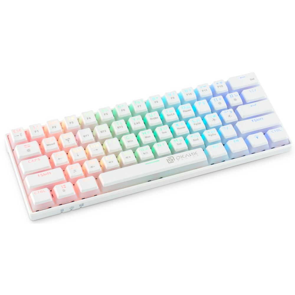 Клавиатура Oklick K763W White - 1920562 - фото 9