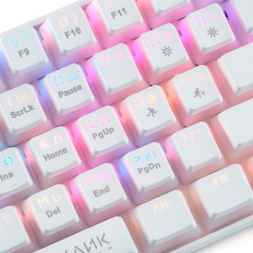 Клавиатура Oklick K763W White - 1920562 - фото 14