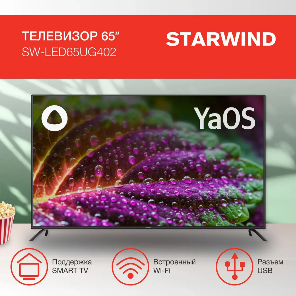 ЖК телевизор Starwind 65" SW-LED65UG402 - фото 3