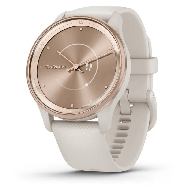 Умные часы Garmin Vivomove Trend Ivory Case and Silicone Band - 010-02665-01