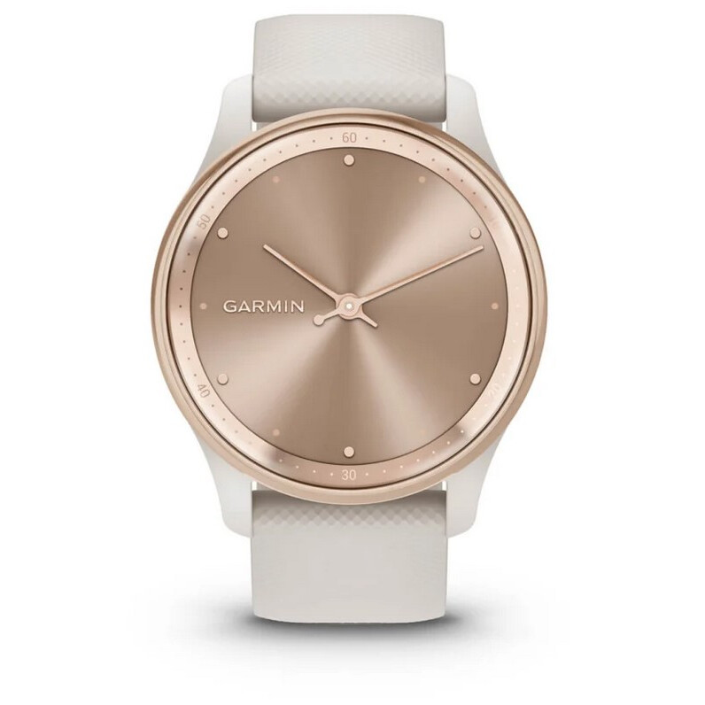 Garmin Vivomove Trend Ivory Case and Silicone Band