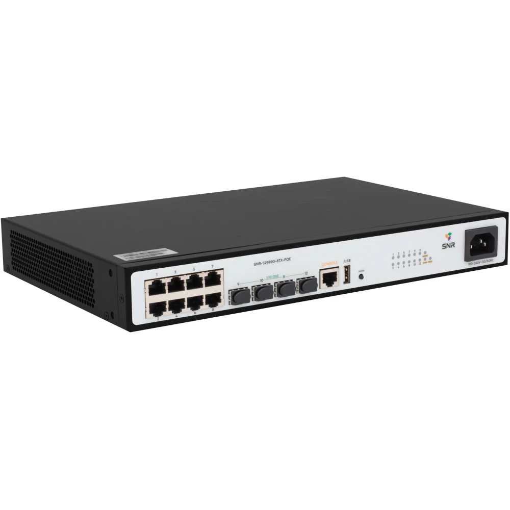 Коммутатор (свитч) SNR SNR-S2989G-8TX-POE - фото 2