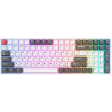 Клавиатура Royal Kludge RK100 White/Grey (Red Switch) (6935280824050)