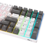Клавиатура Royal Kludge RK100 White/Grey (Red Switch) (6935280824050)