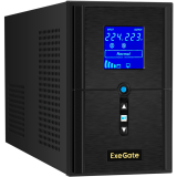 ИБП ExeGate SineTower SN-1500.LCD.AVR.2SH.1C13.USB (EX295982RUS)