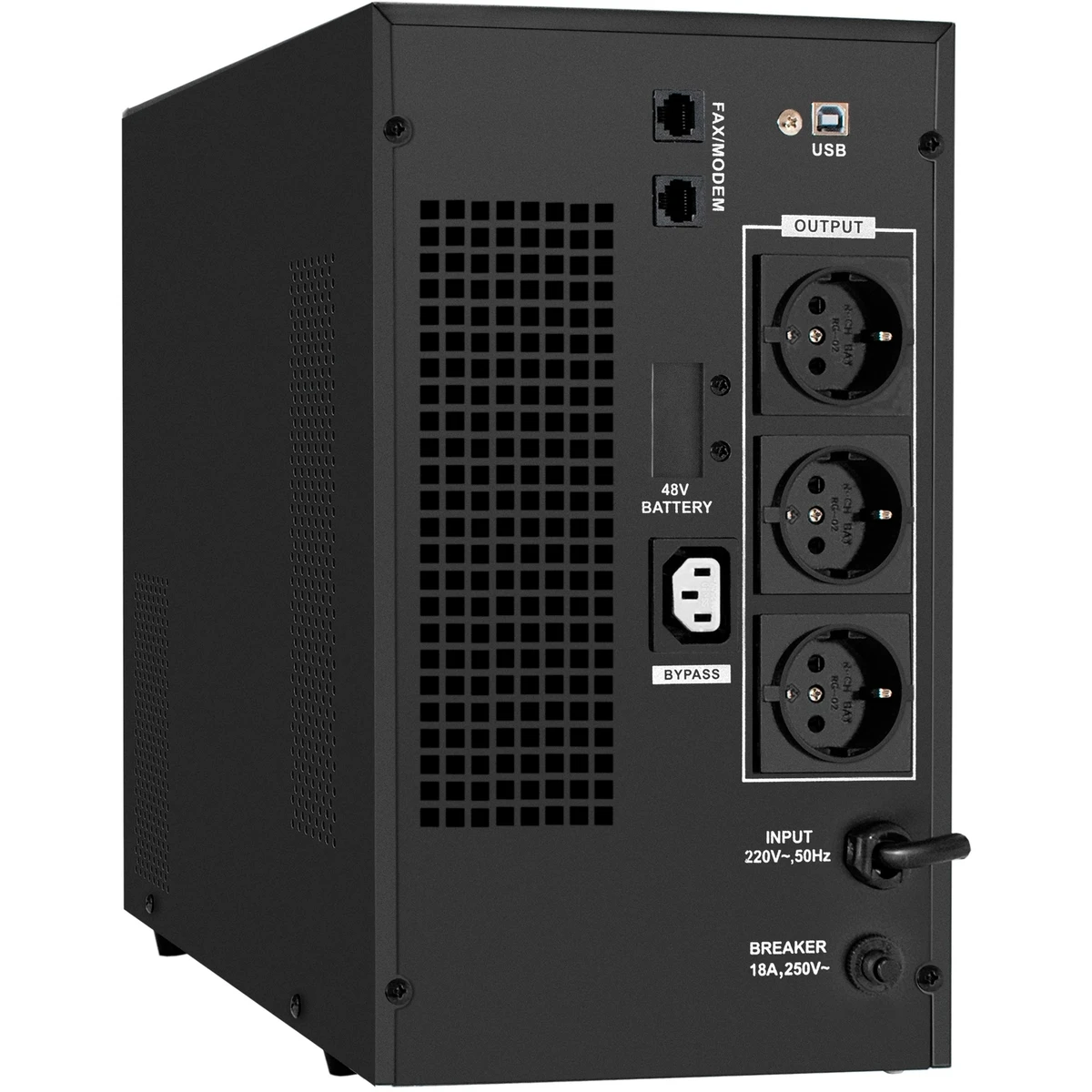 ИБП ExeGate SineTower SN-3000.LCD.AVR.3SH.1C13.RJ.USB - EX295984RUS - фото 2