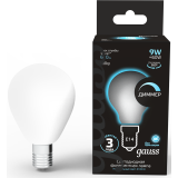 Светодиодная лампочка Gauss Filament Milky Dimmable 4100K (9 Вт, E14) (105201209-D)