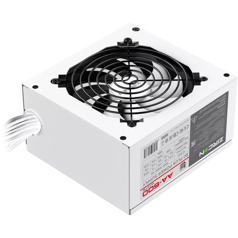Блок питания 600W ZIRCON AA-600 White - фото 2