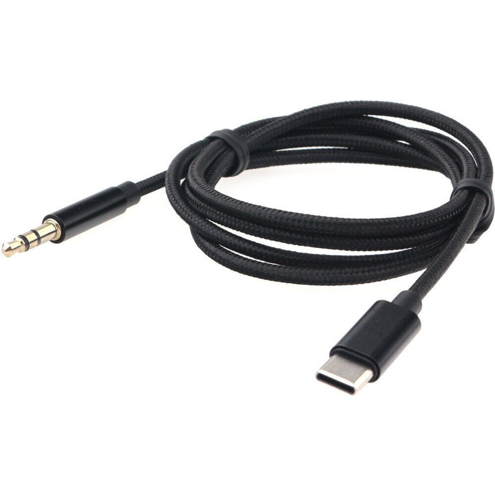 Кабель USB Type-C - 3.5 Jack, 1м, Cablexpert CCAB-CM35M-1M-B