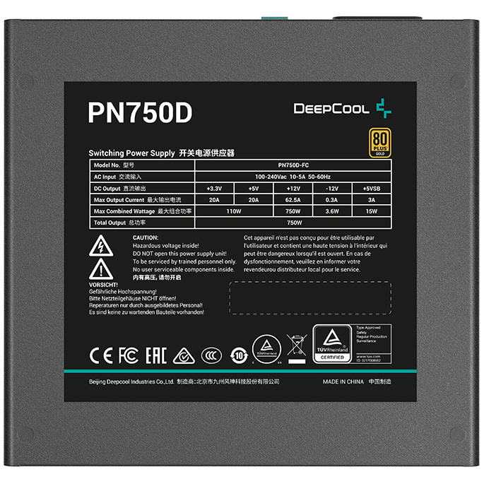 Блок питания 750W DeepCool PN750D - фото 4