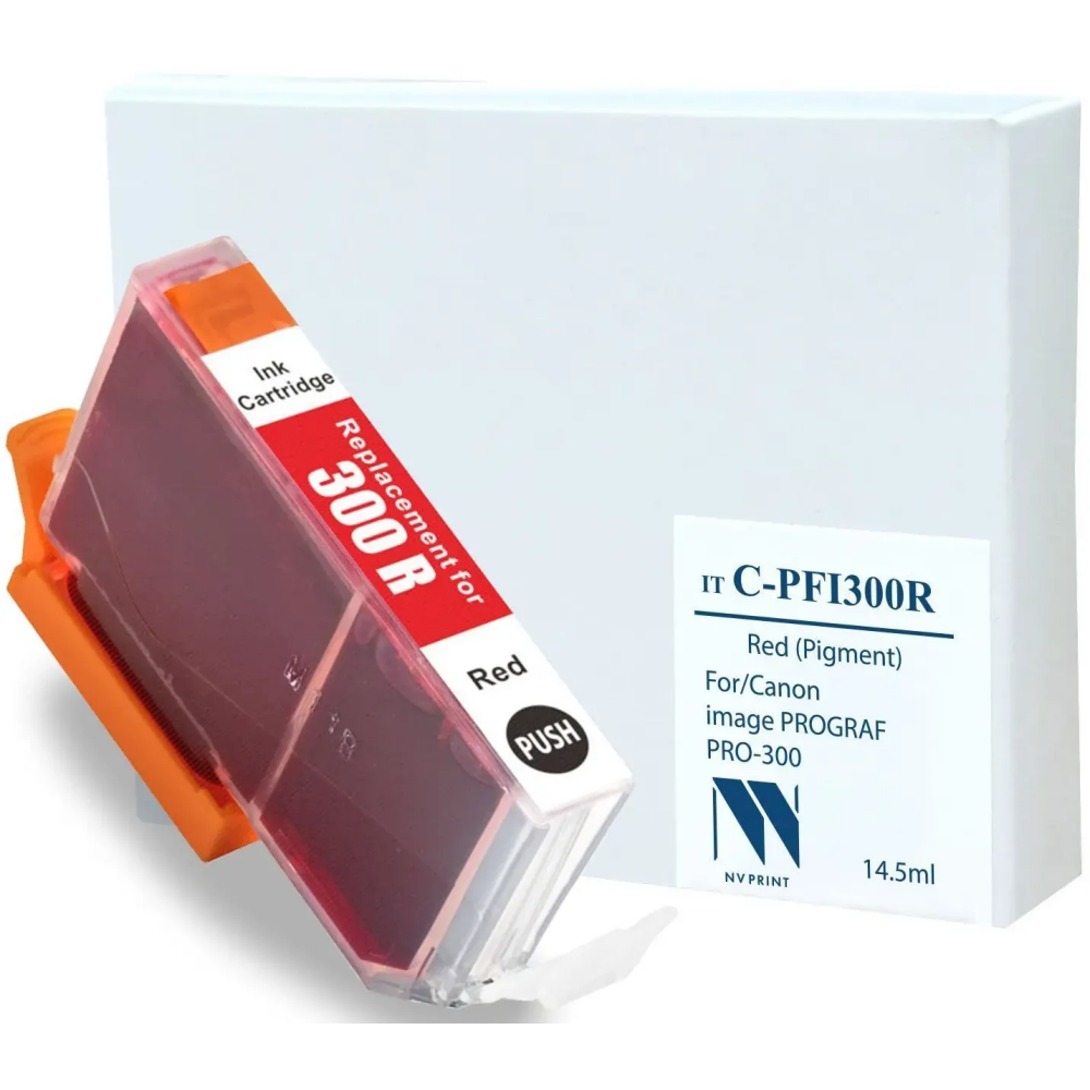 Картридж NV Print C-PFI-300R Red