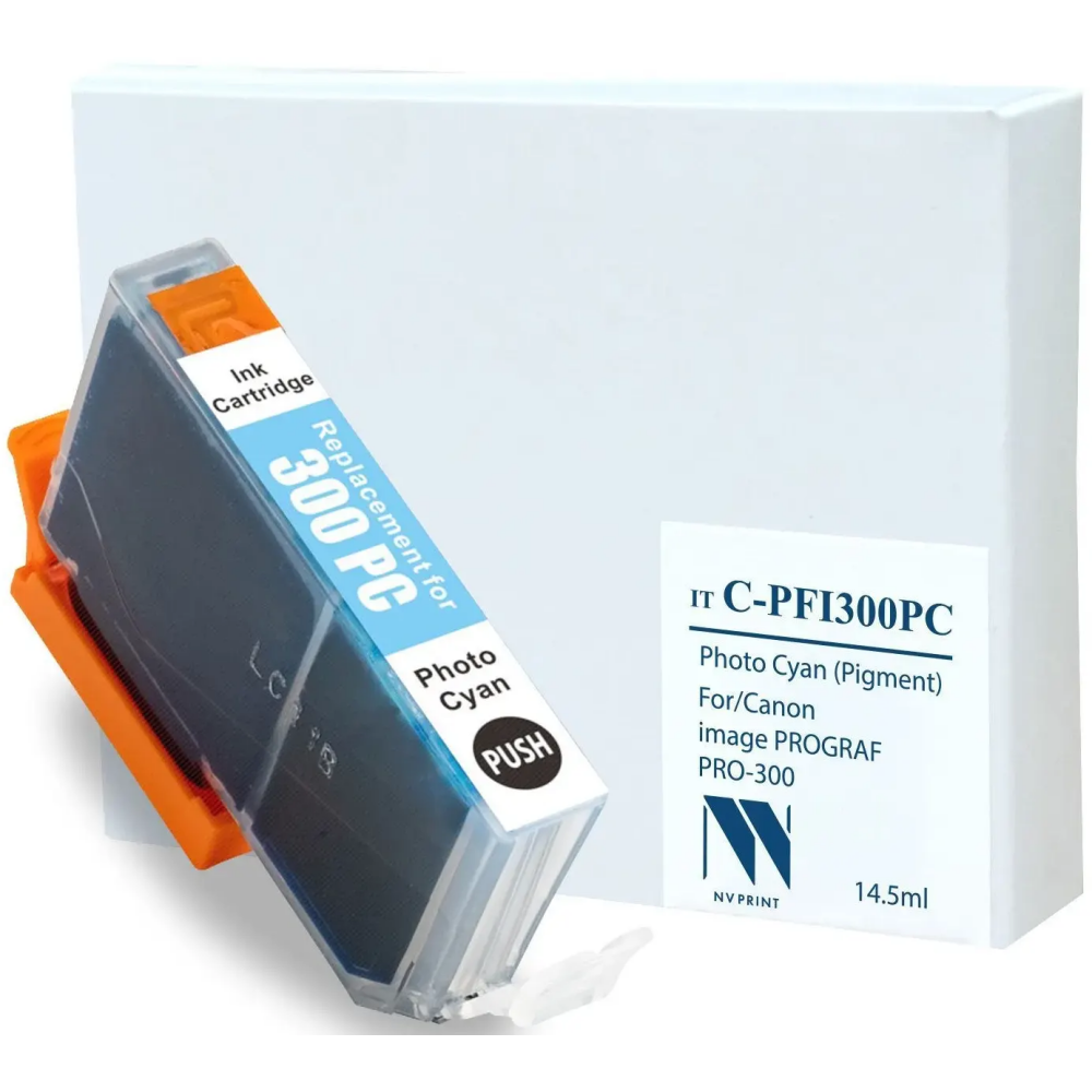 Картридж NV Print C-PFI-300PC Photo Cyan