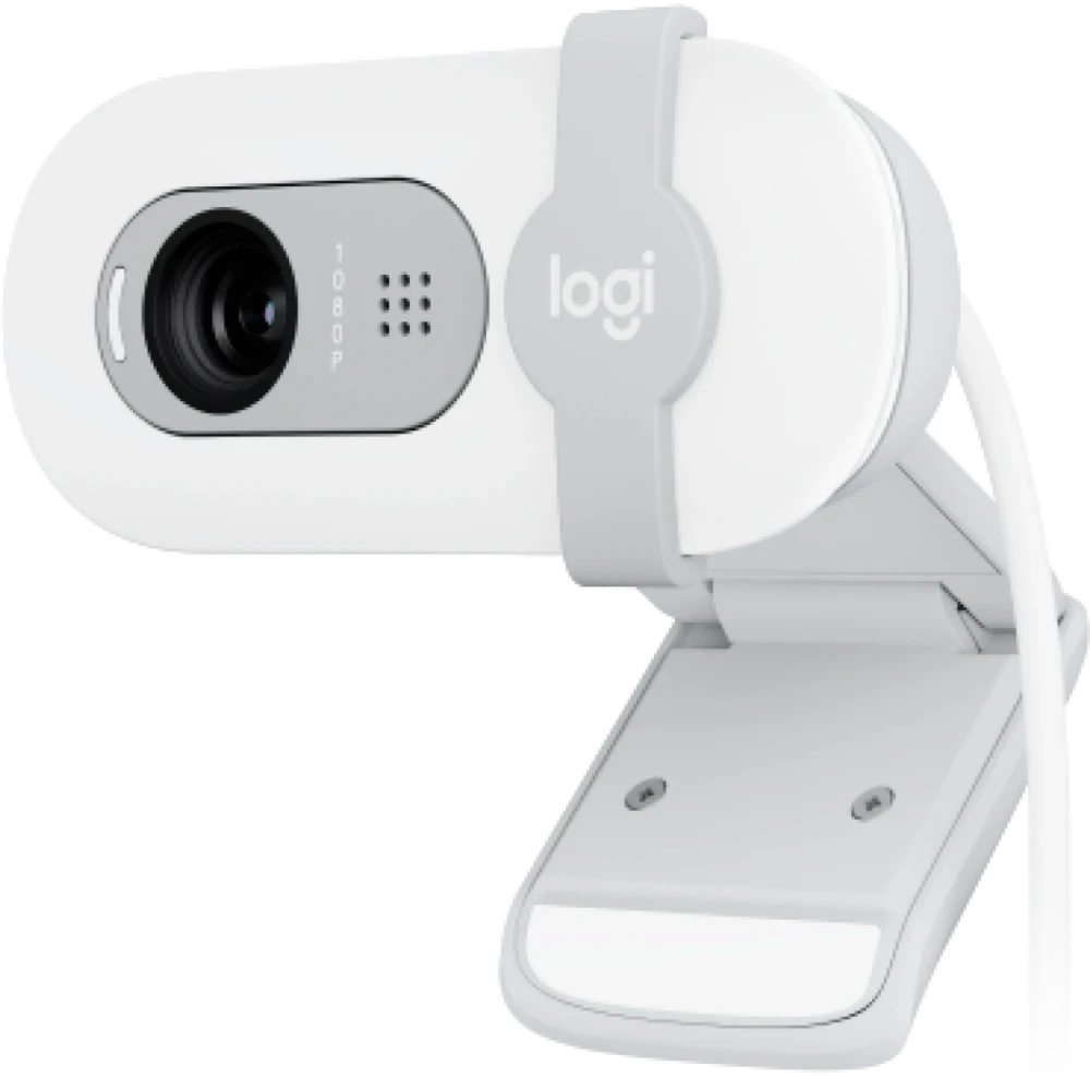 Веб-камера Logitech BRIO 100 Off-White (960-001617/1618)