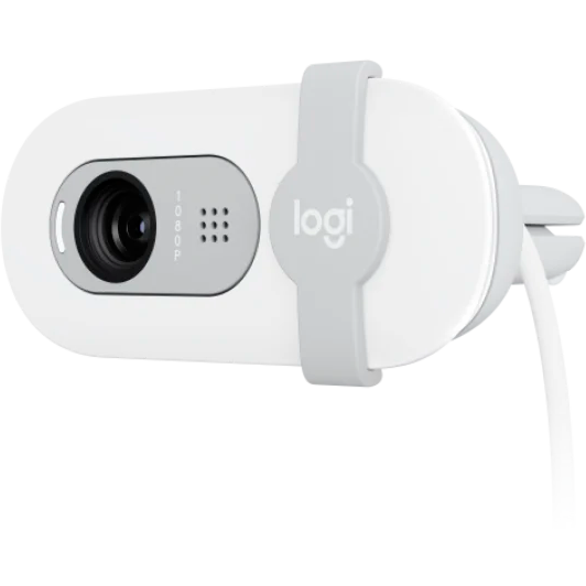 Веб-камера Logitech BRIO 100 Off-White (960-001617/1618) - фото 4
